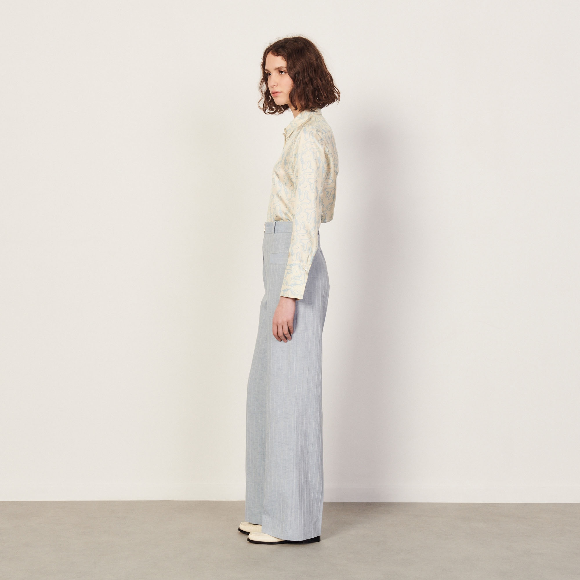 Pinstripe trousers - 4