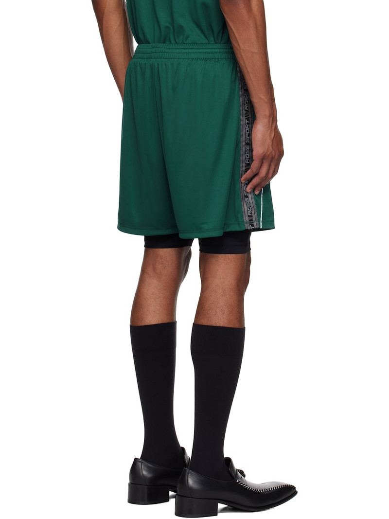 Green Double Football Shorts 3