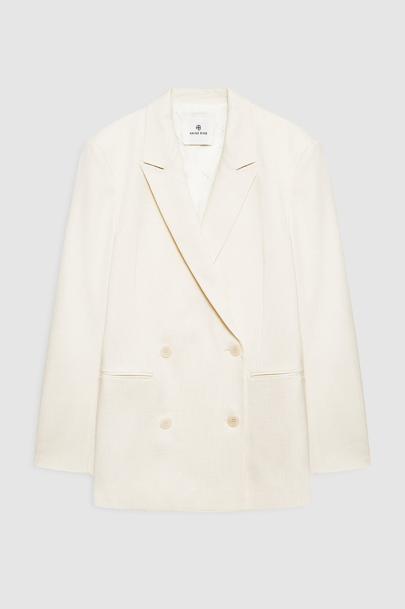 Jasmine Blazer - Cream 1