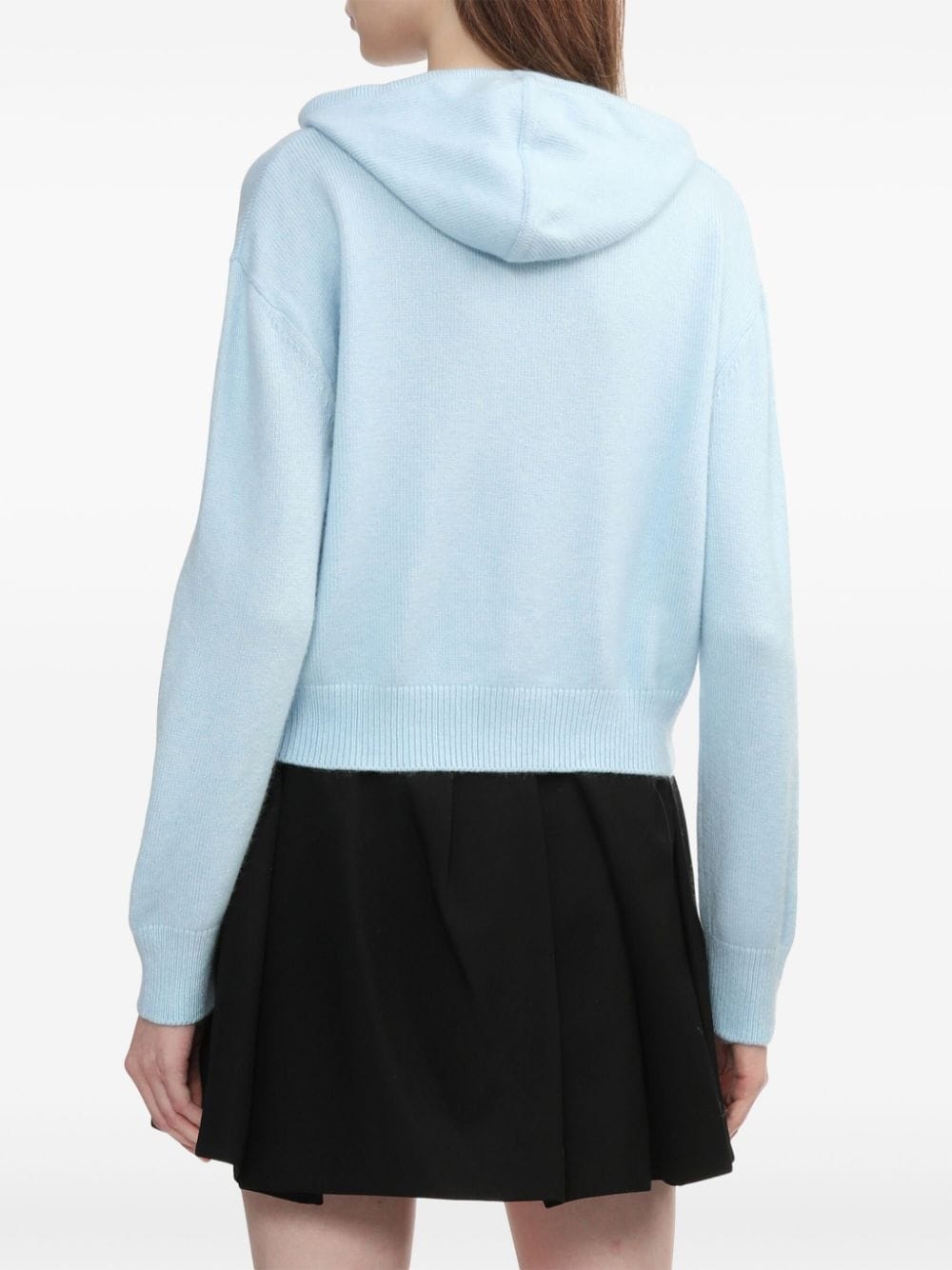 floral-embroidered hoodie - 4