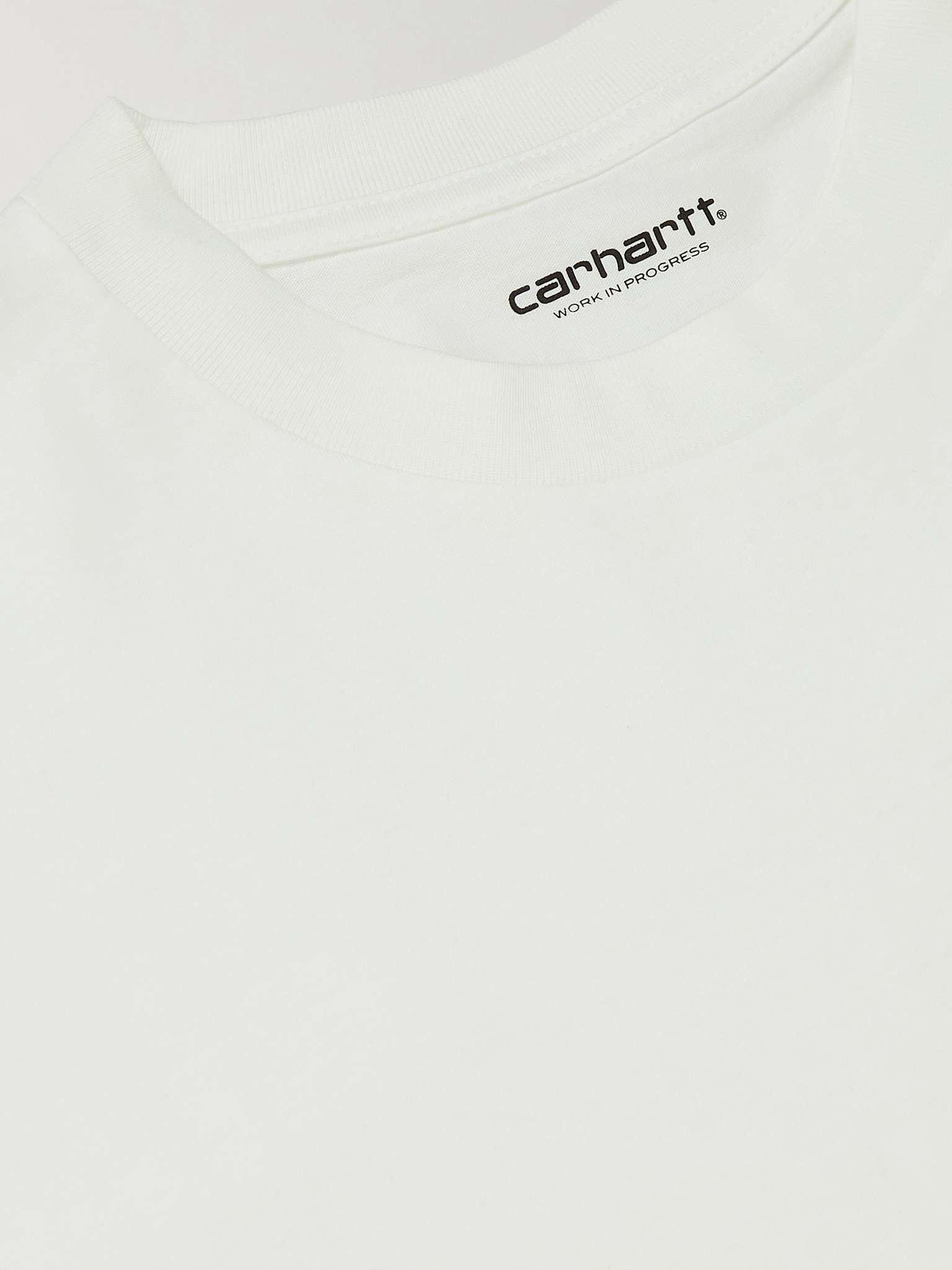 Script Logo-Embroidered Cotton-Jersey T-Shirt - 5