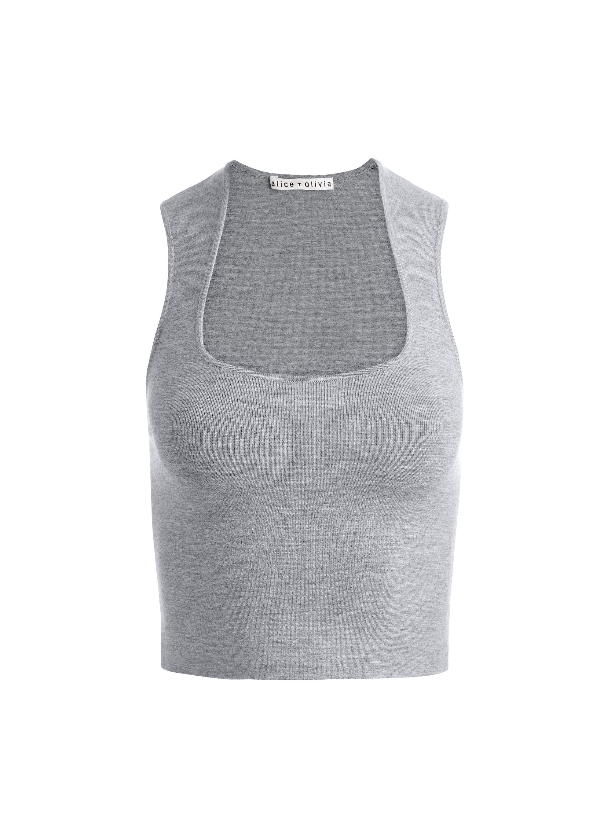 KERIA CURVED NECK TANK - 1