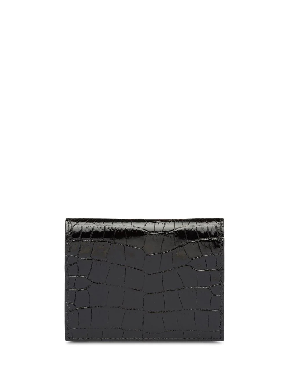 crocodile-embossed bi-fold wallet - 2