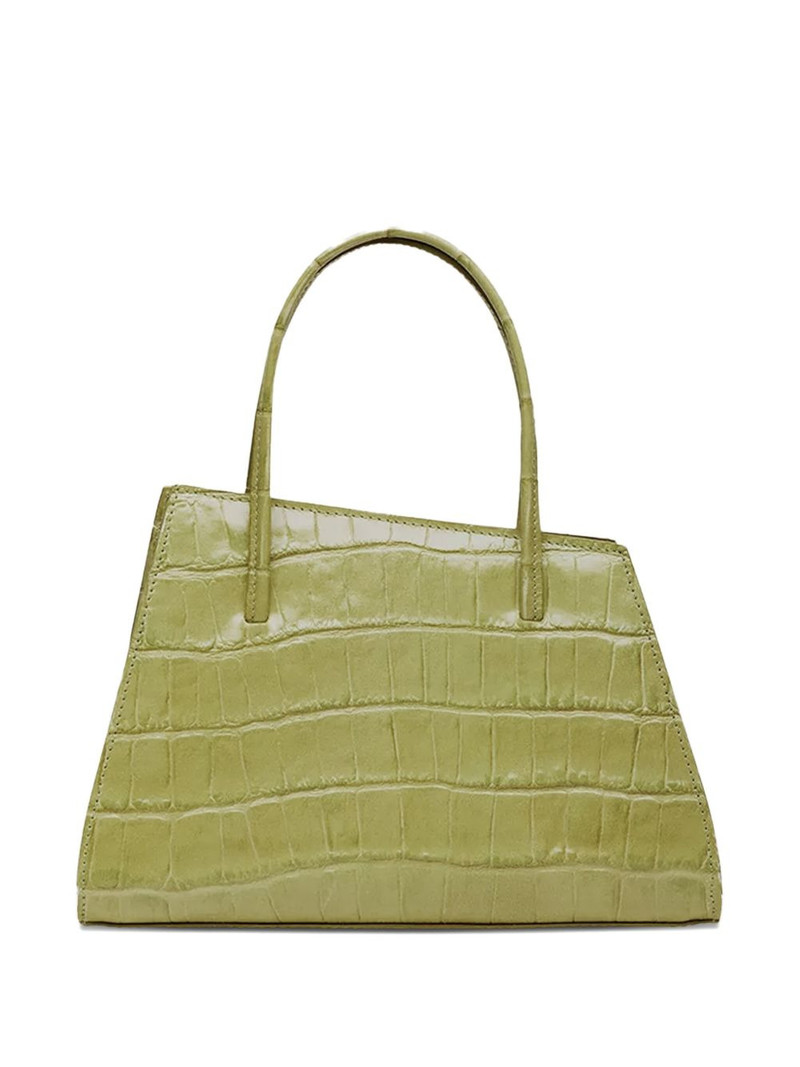Liffner mini croc-embossed leather top-handles tote bag outlook