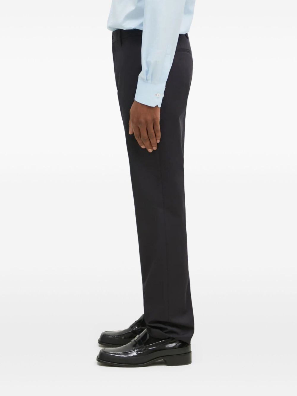 flat-front chinos - 2