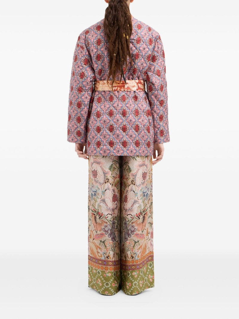 quilted patterned coat 3