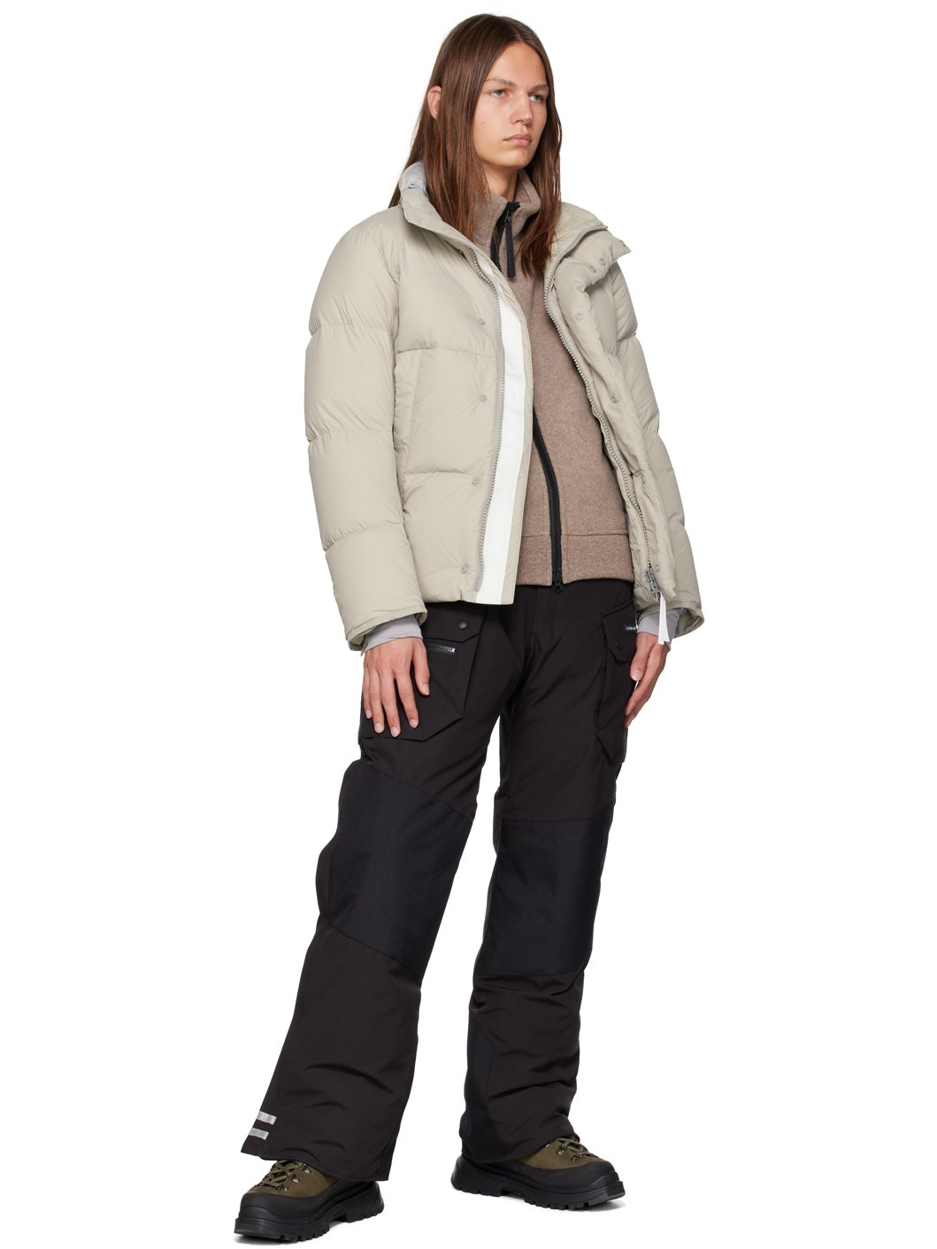 Taupe Everett Down Jacket - 6