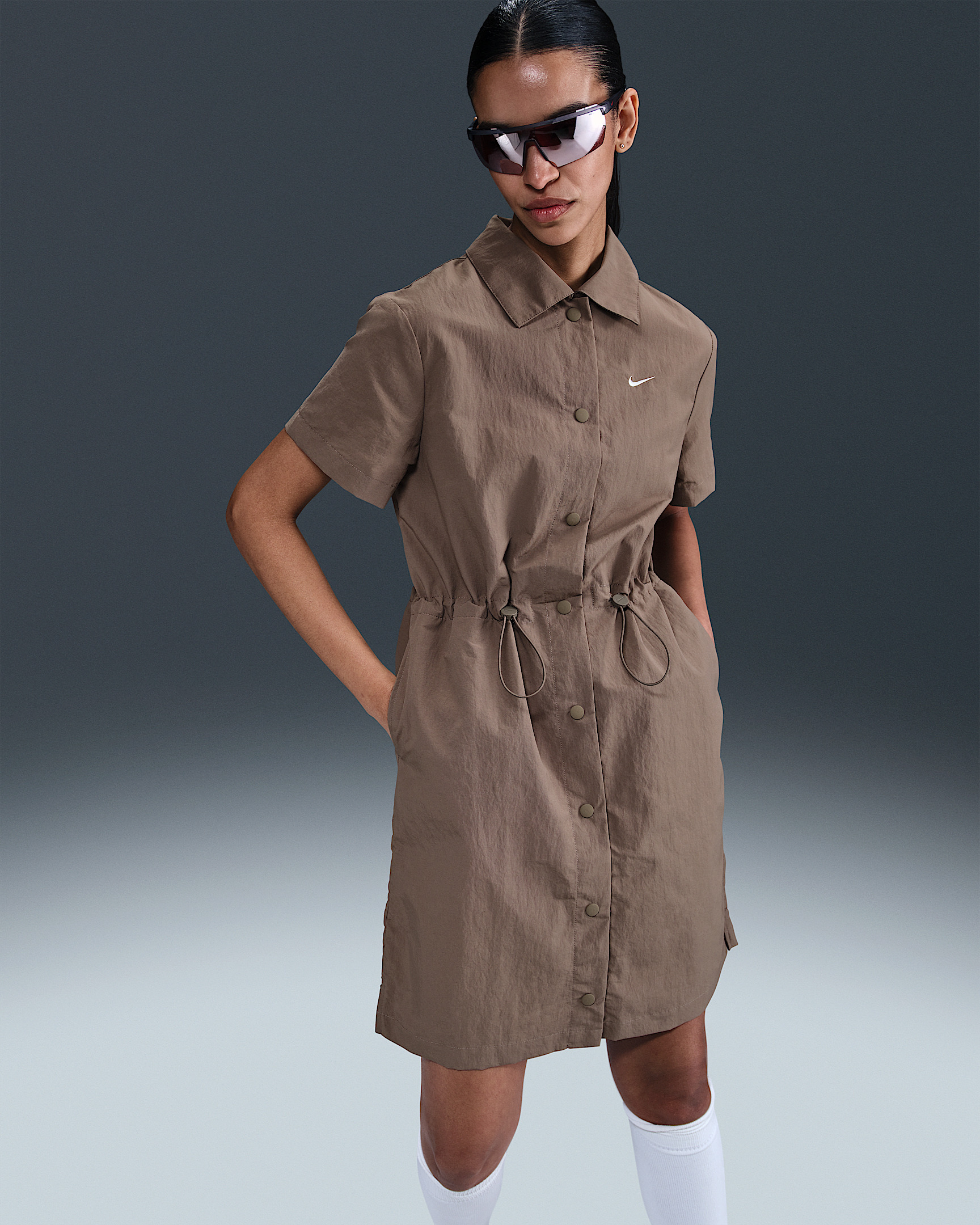 Nike Sportswear Everything Wovens Women's Short-Sleeve Mini Dress - 1