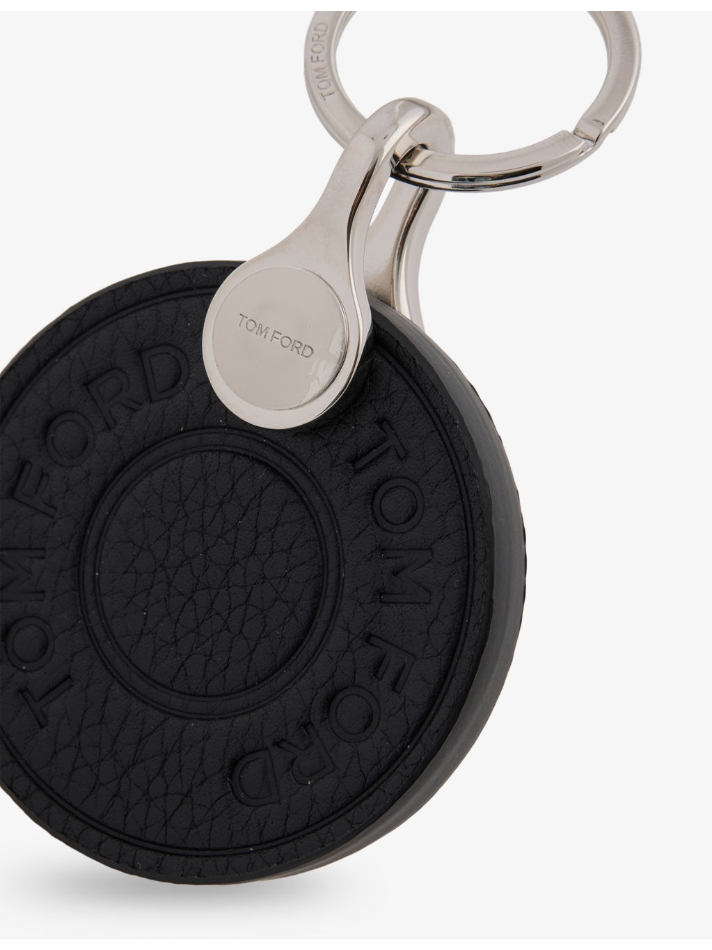 Press Stud Leather Keyring - 2