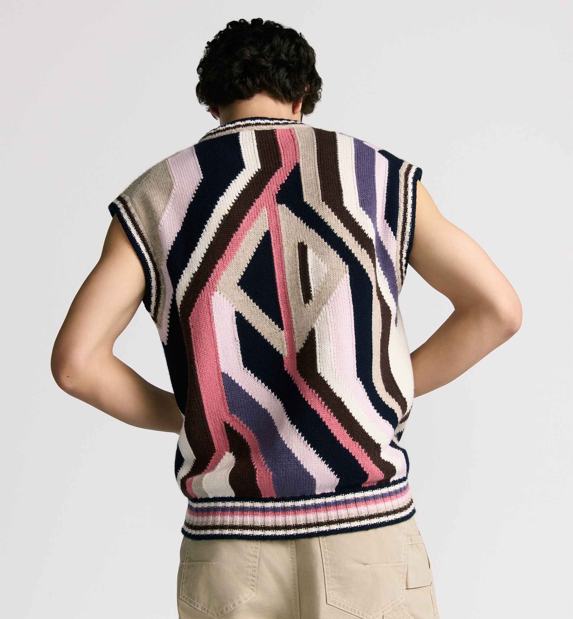DIOR AND LEWIS HAMILTON CD Diamond Sweater Vest - 4