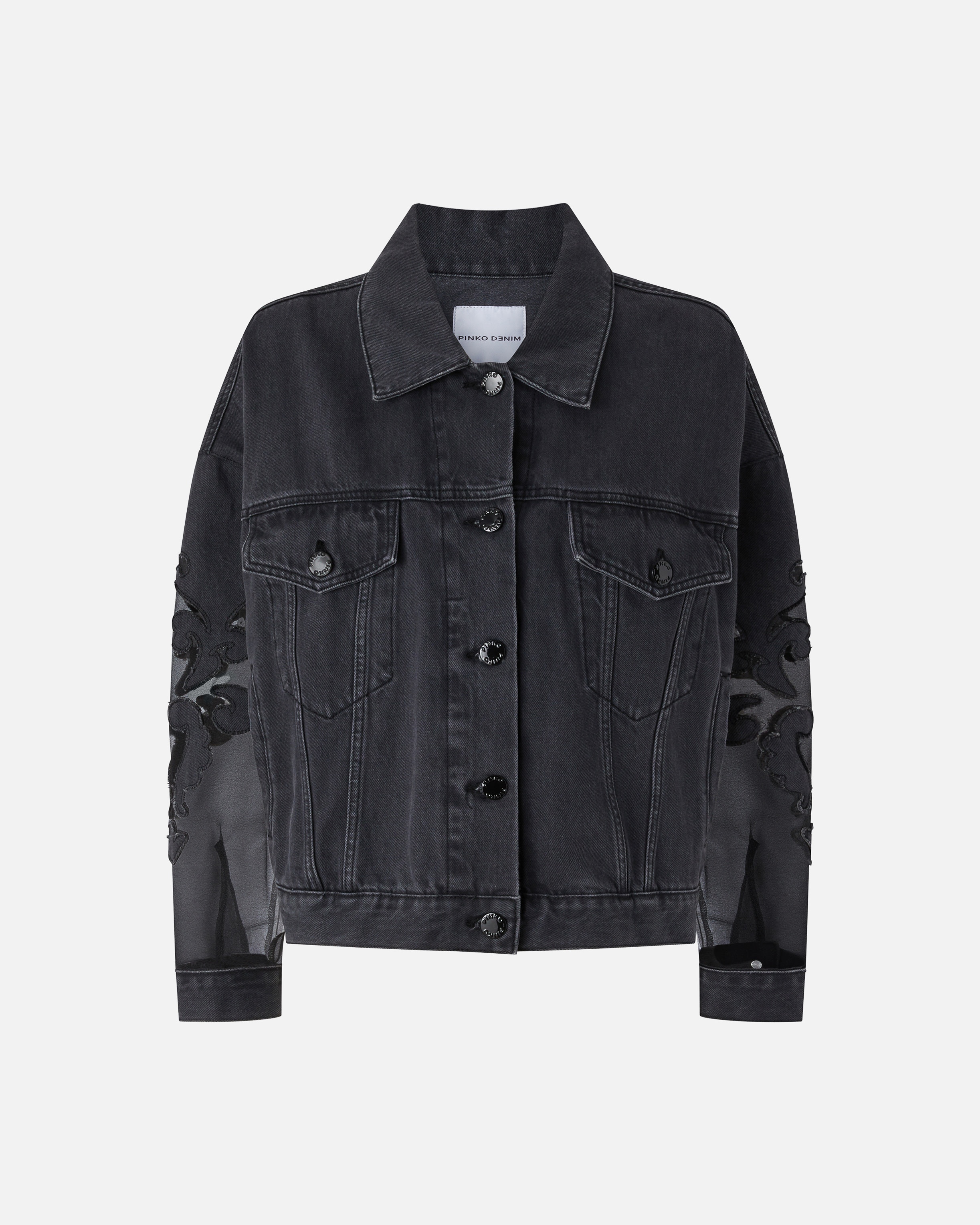 ジャケット PINKO Women Jackets 103897A21L Z99 black Soft nappa leather biker jacket PINKO → Shop Online