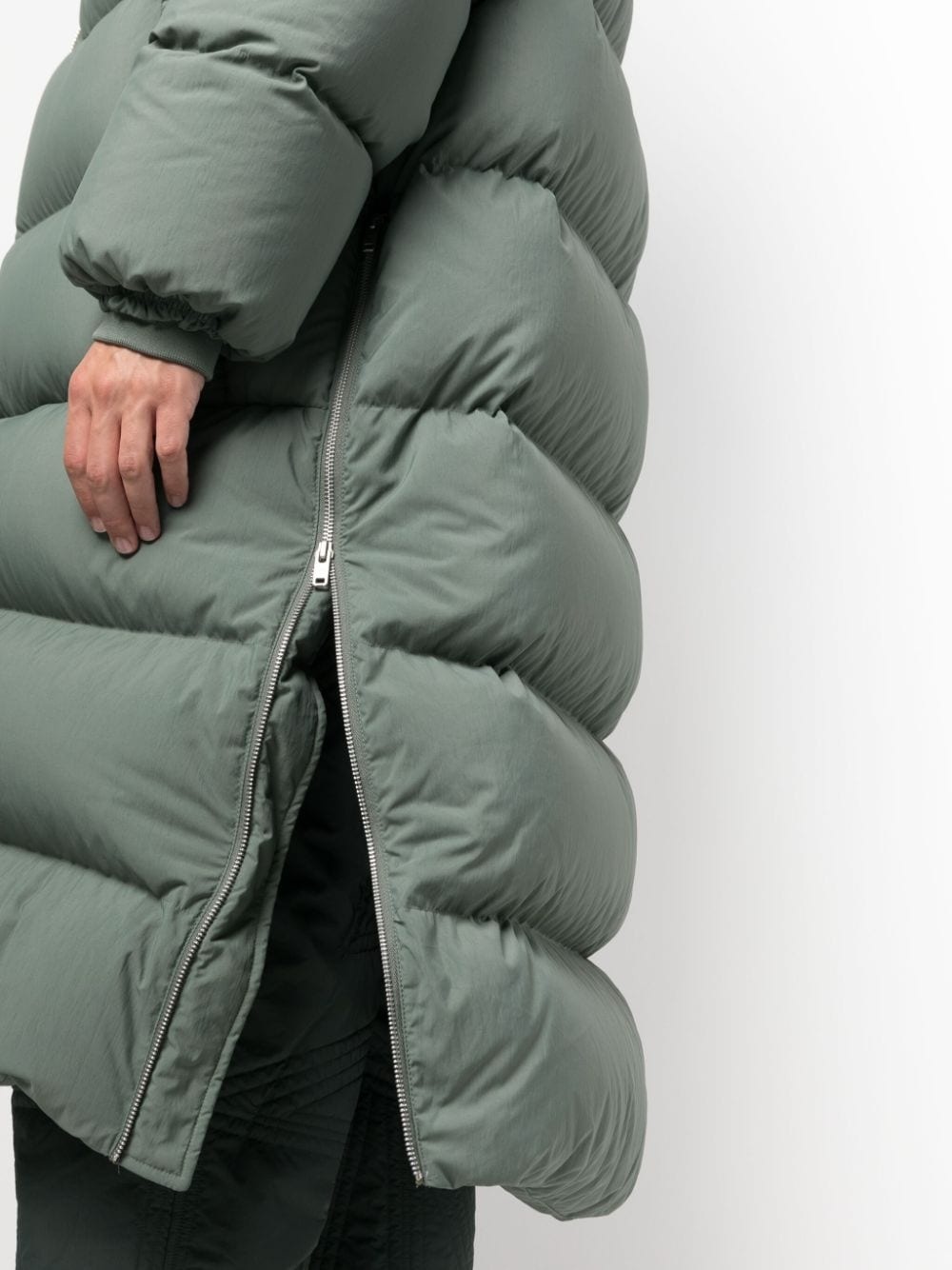quilted parka coat - 5