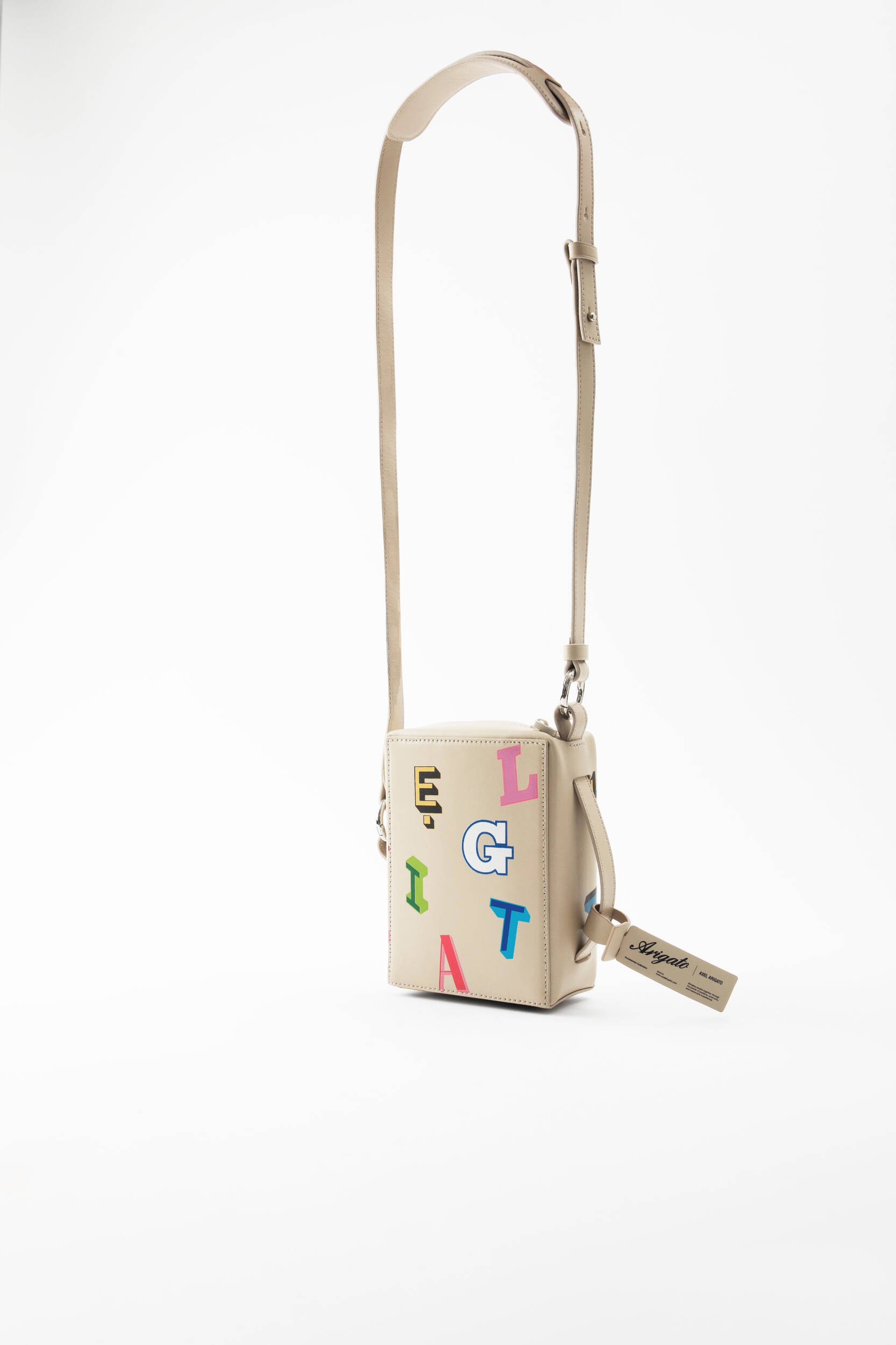 Cubic Monogram Leather Pouch - 3