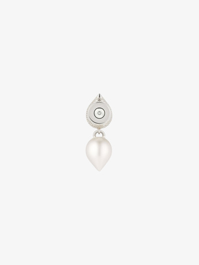 Givenchy G STUD EARRING IN METAL WITH PEARL outlook