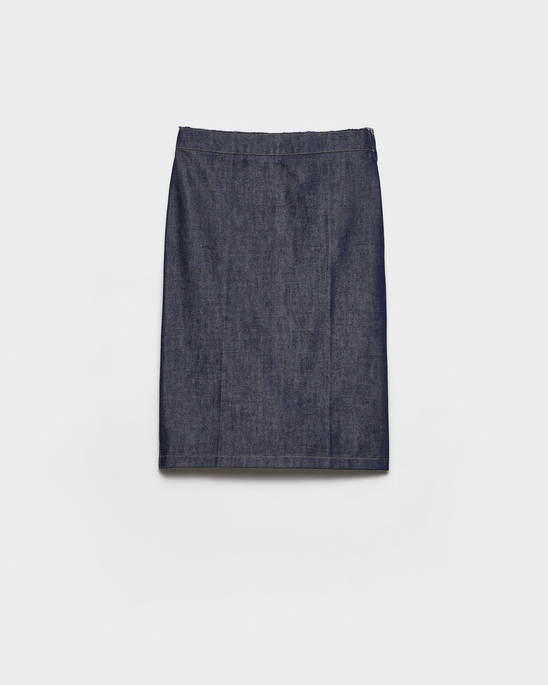 Denim pencil skirt 1