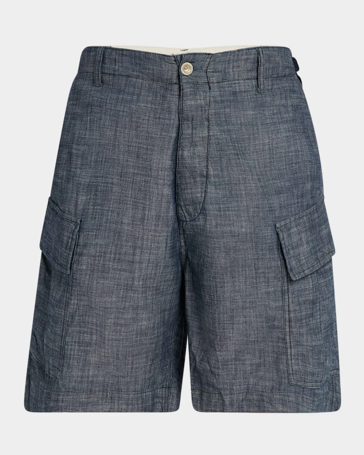 Men's Chambray Cargo Shorts - 1