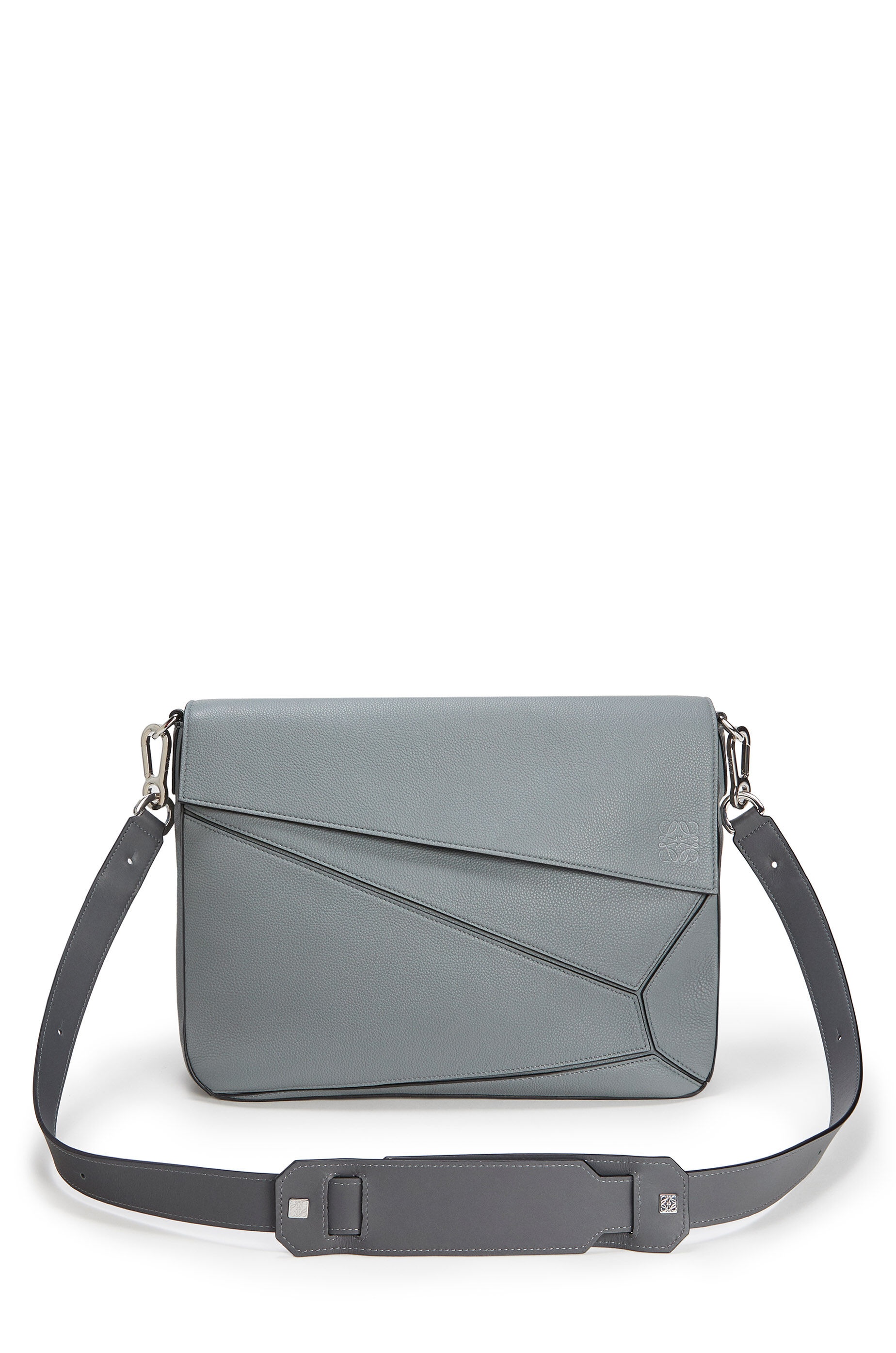 Puzzle Messenger bag in soft grained calfskin - 9