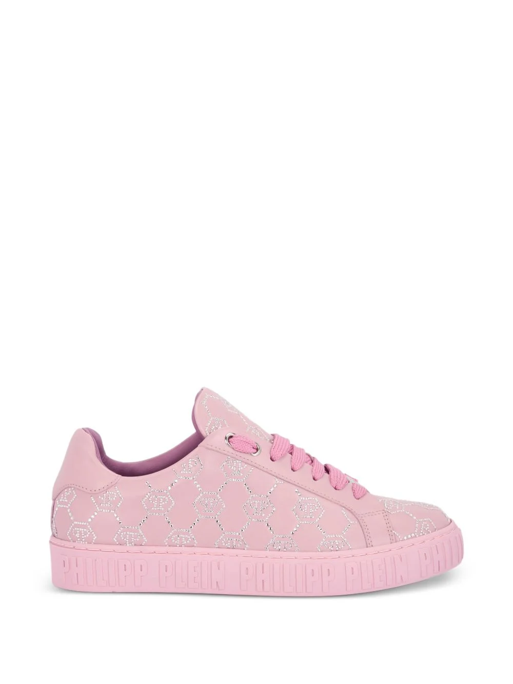 Carson monogram strass low-top sneakers - 1