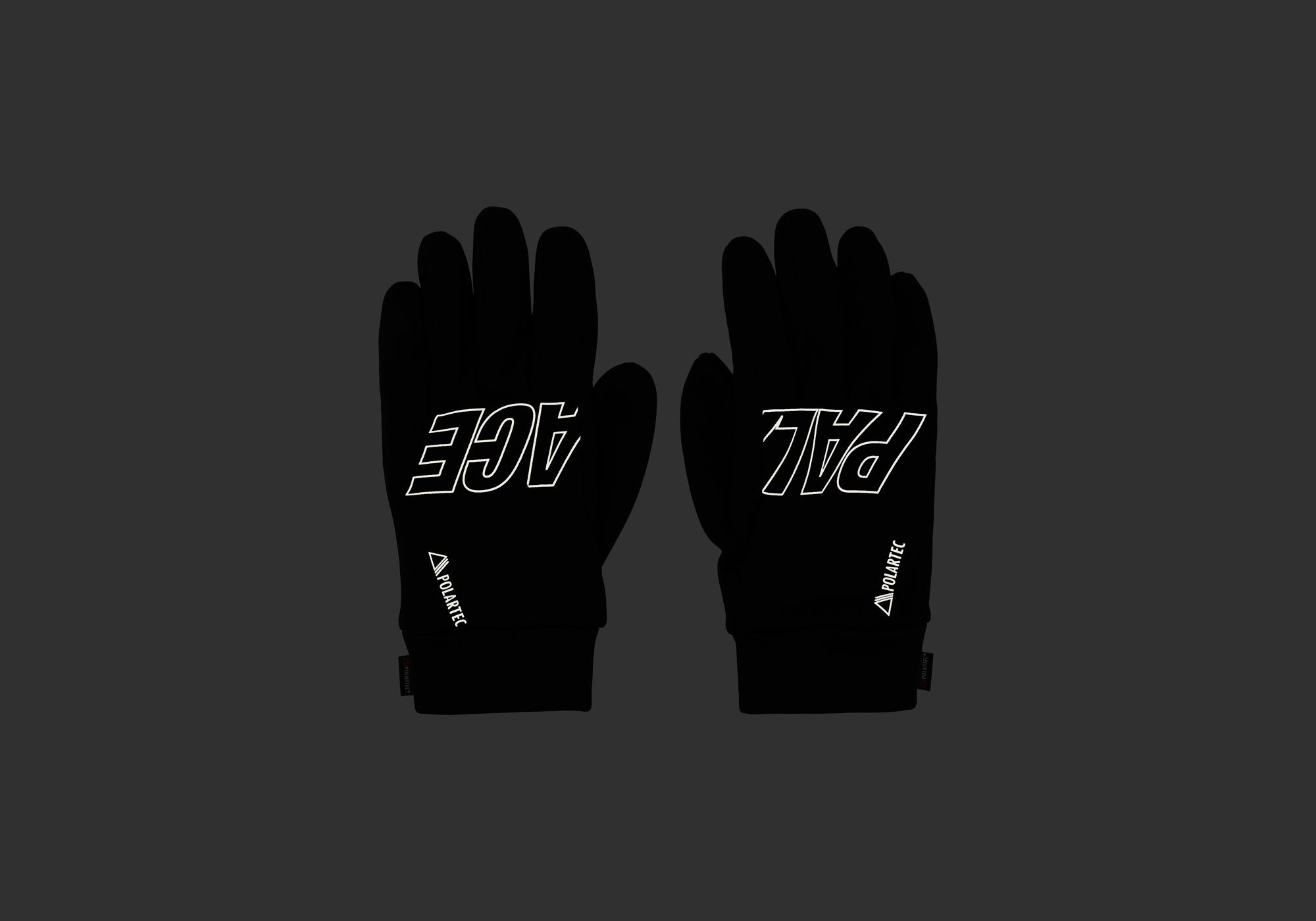 POLARTEC POWERSTRETCH GLOVES BLACK - 2