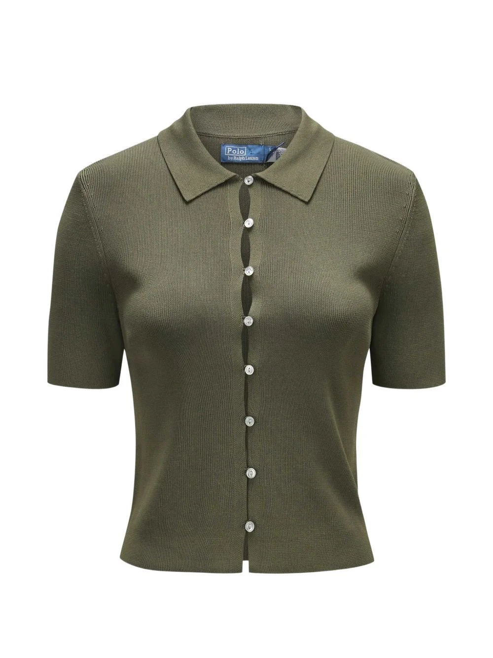 button short-sleeve top - 1