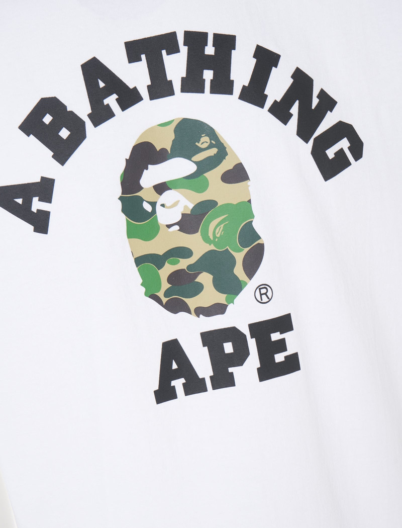 A BATHING APE® ABC CAMO COLLEGE TEE outlook