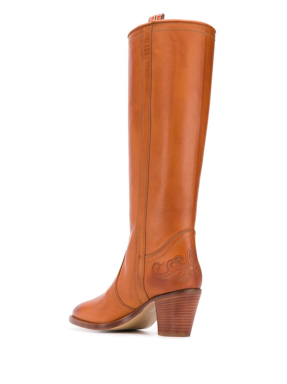 heeled knee-high riding boots - 3