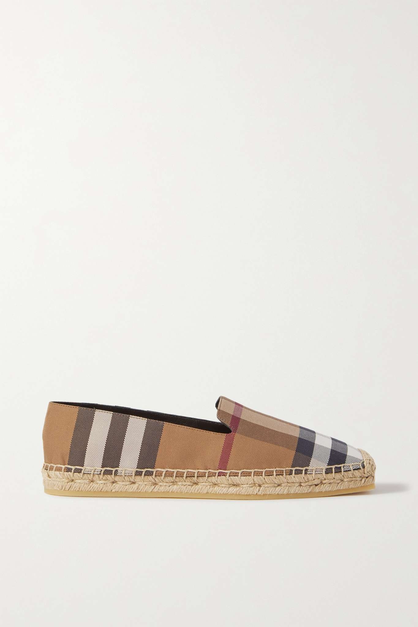 Checked canvas espadrilles - 1