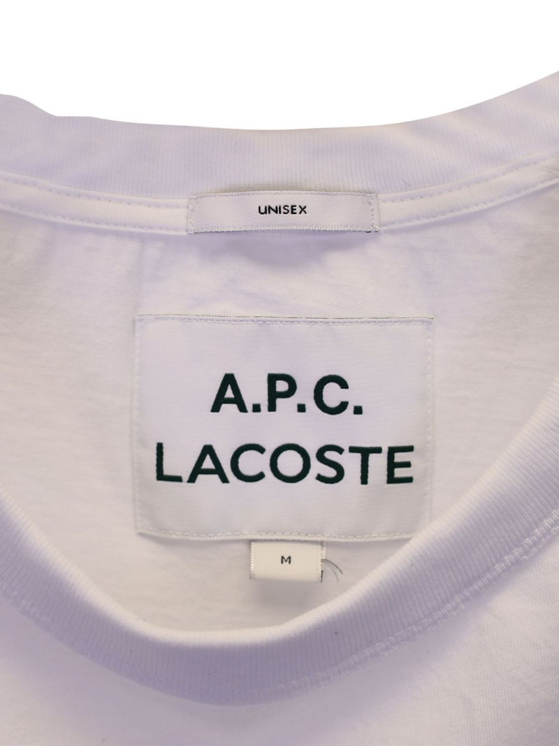 x Lacoste logo-print T-shirt 4