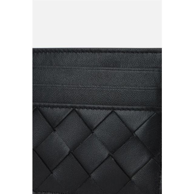 Black woven card case - 4