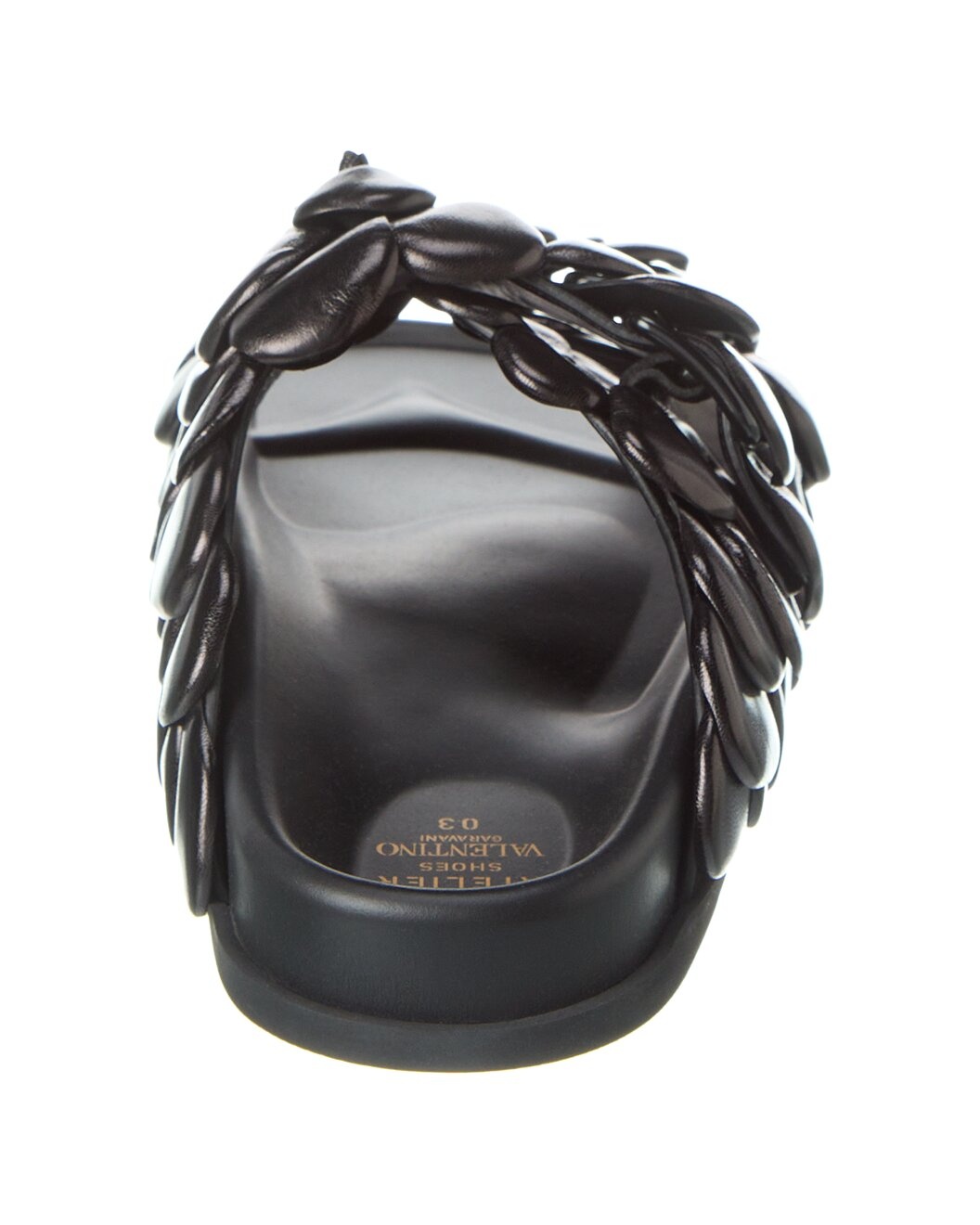 Valentino Leather Slide - 3