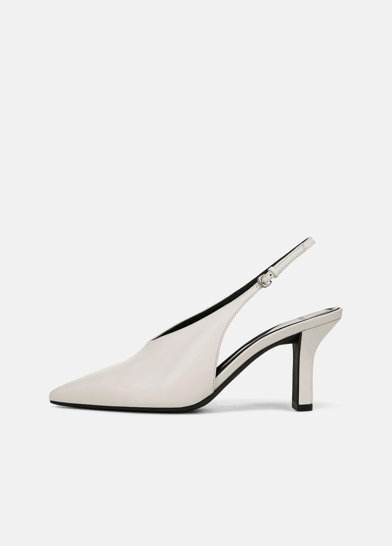 Devi Leather Slingback Pump 1