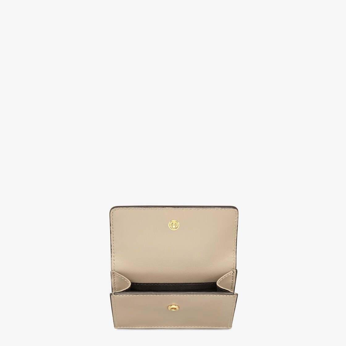 Compact Fendi Roma tri-fold wallet, with large internal compartment for bills, three concealed card  - 3