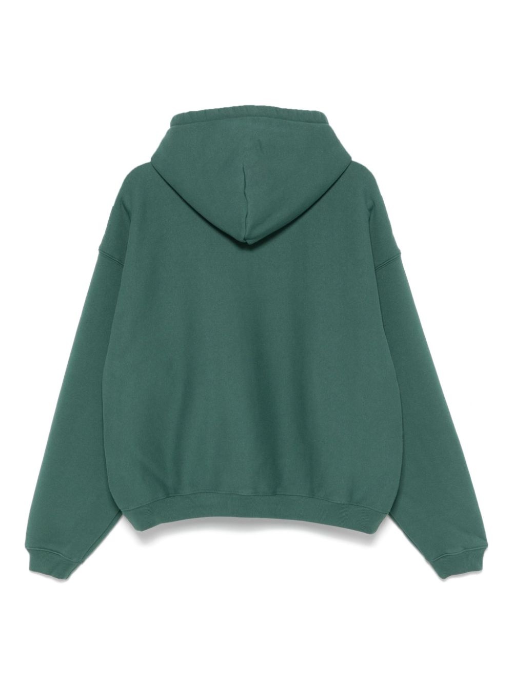 Patch cotton blend hoodie - 2