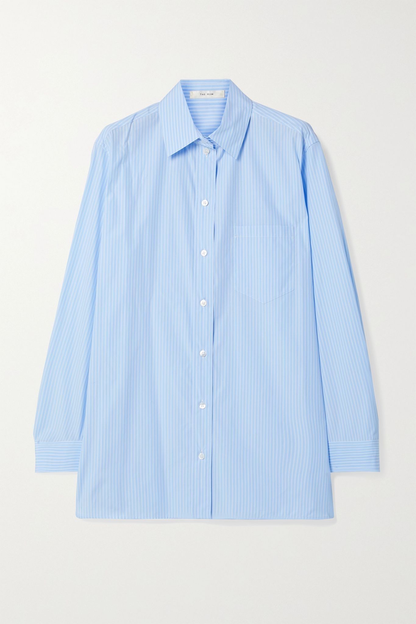 Rean striped cotton-poplin shirt - 1