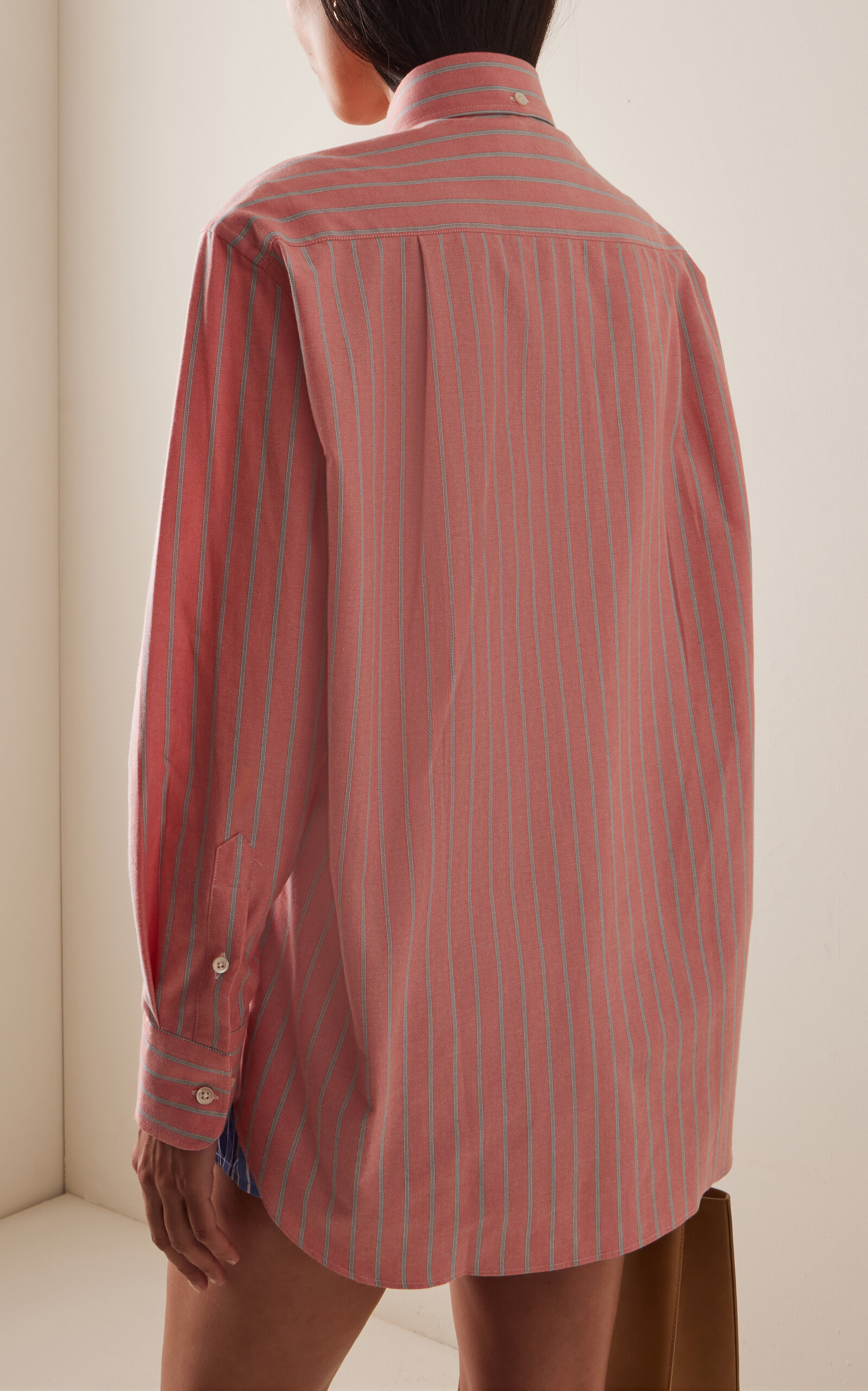 Cotton Oxford Shirt coral - 4