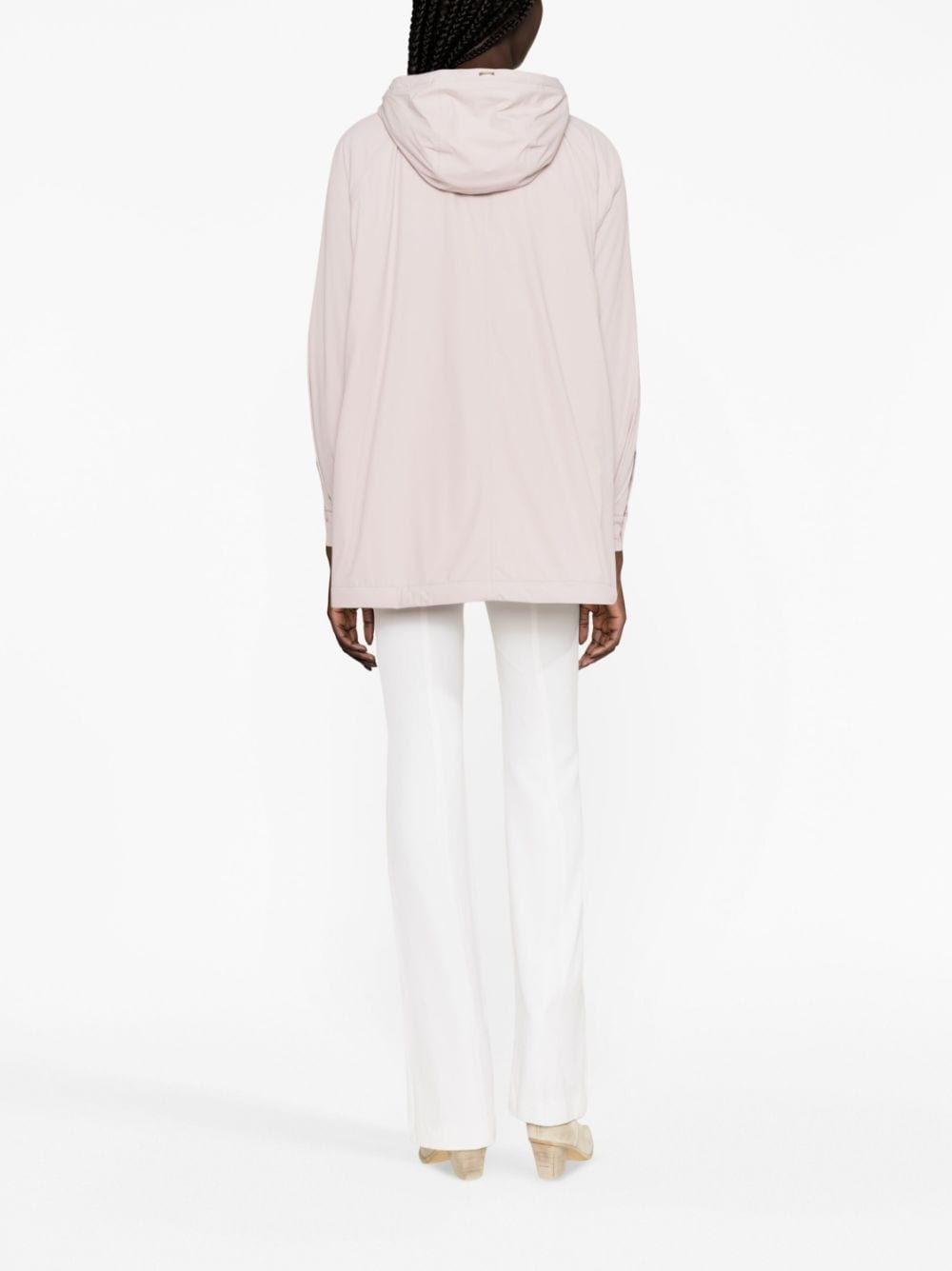 hooded zip-up jacket - 4