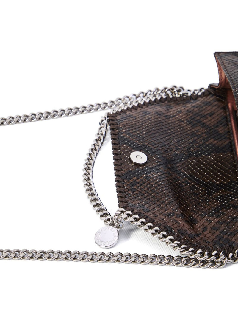 snakeskin chain shoulder bag 3