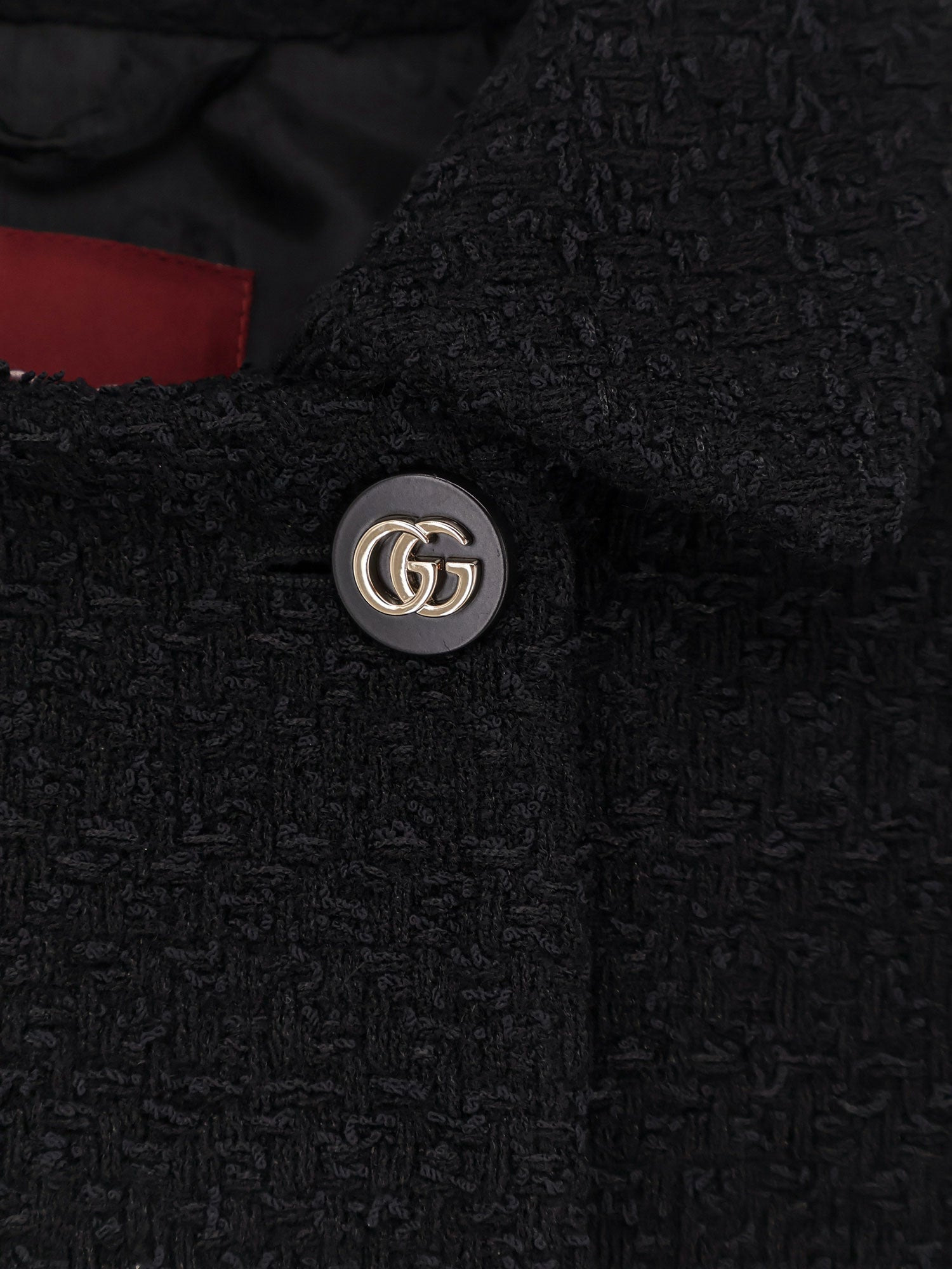 Gucci Wool Tweed Double-Breasted Blazer - 3