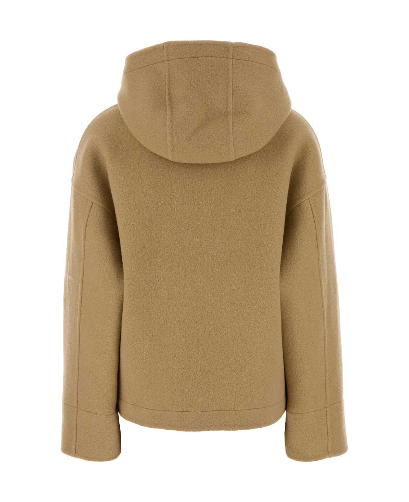 Beige Felt Jacket - 2