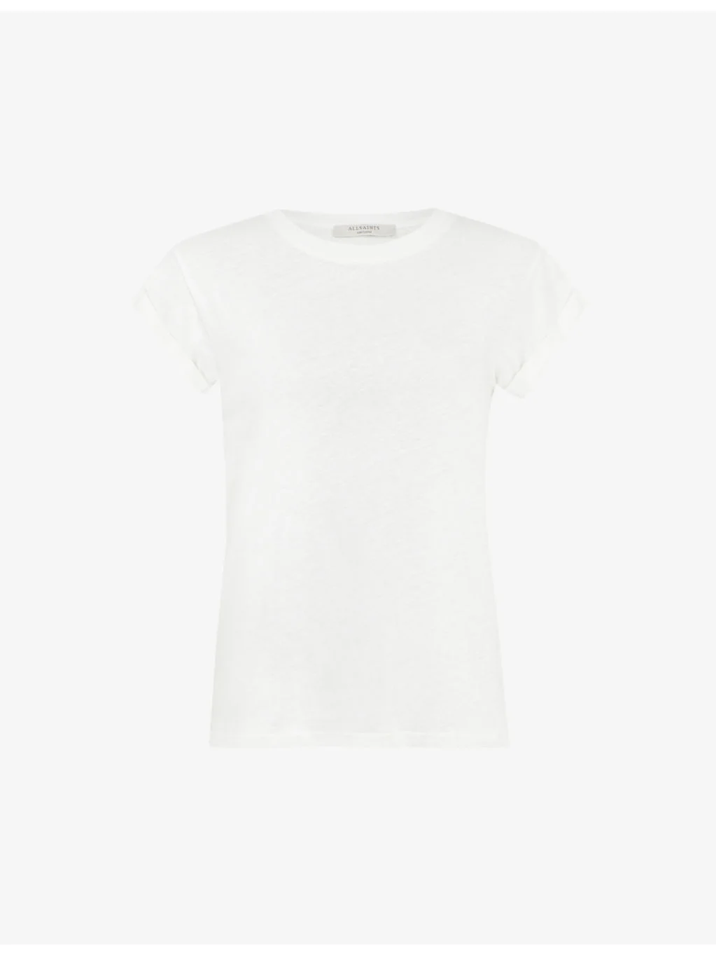 Anna Round-Neck Cotton T-Shirt - 1