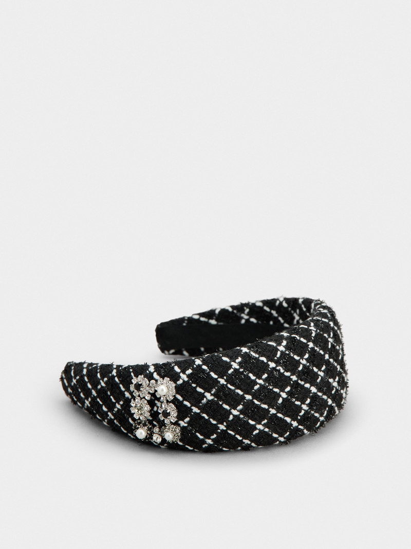 Efflorescence Hairband in tweed 4