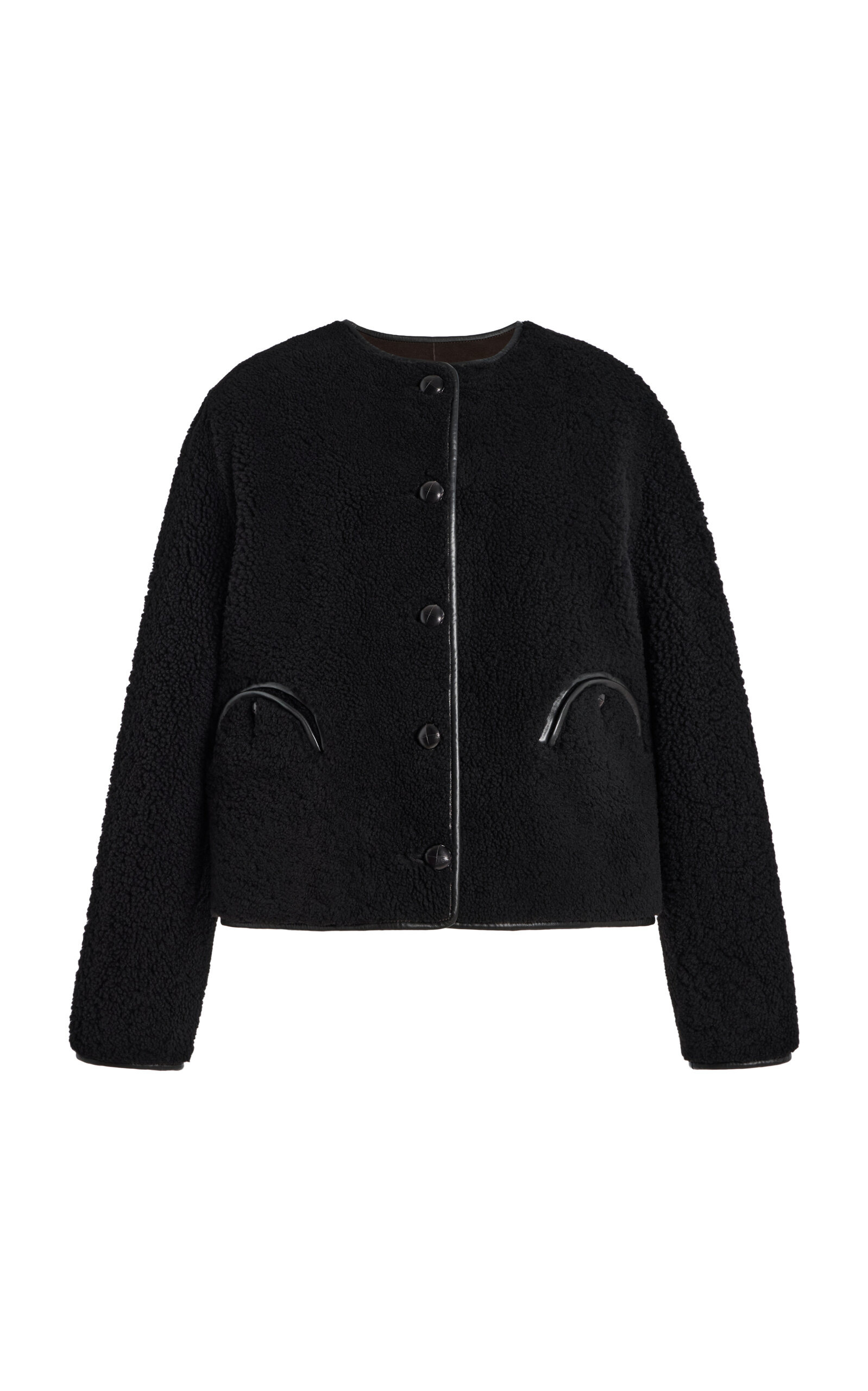 Gliss Reversible Shearling Bolero brown - 5