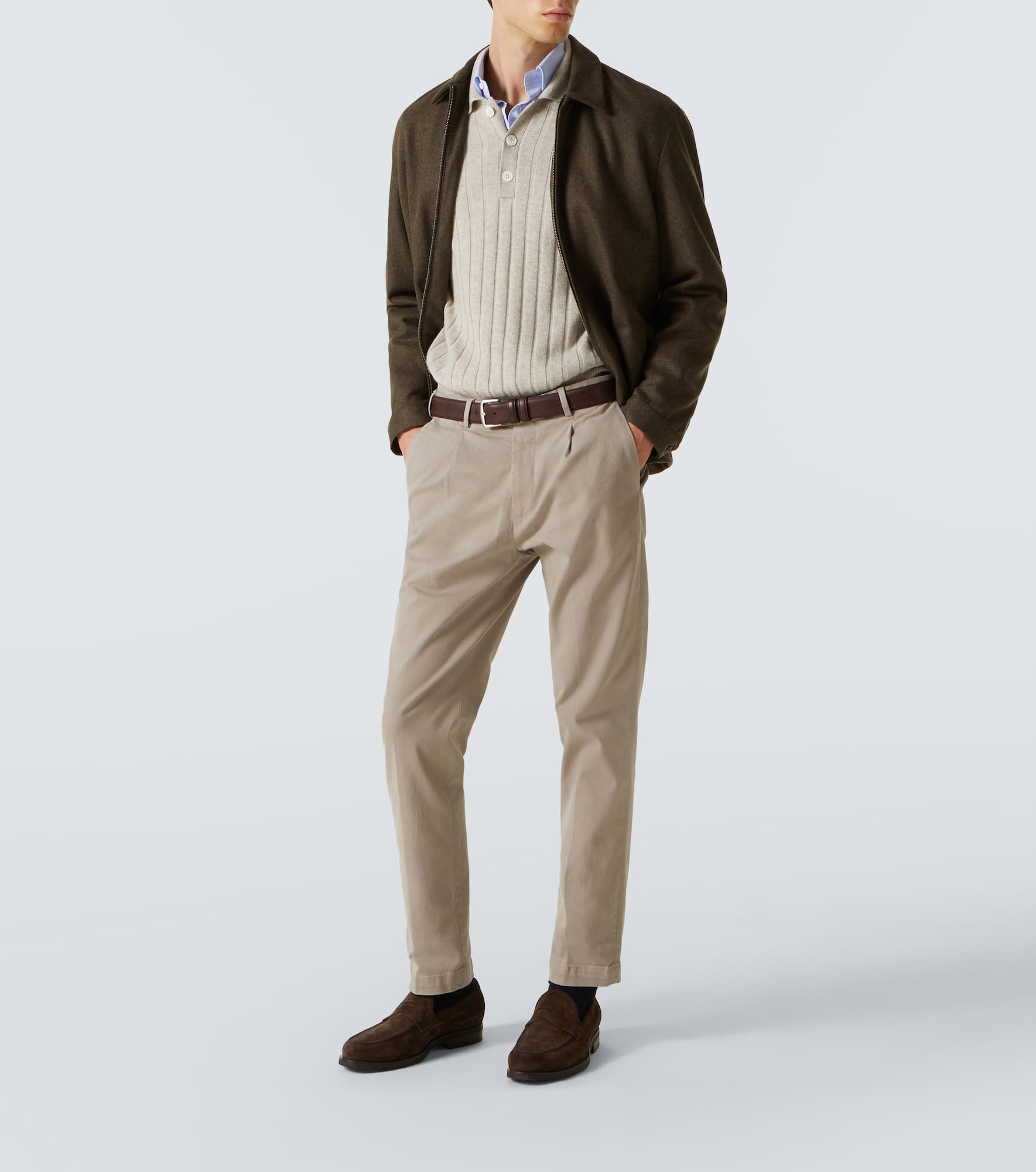 Cotton straight pants - 2