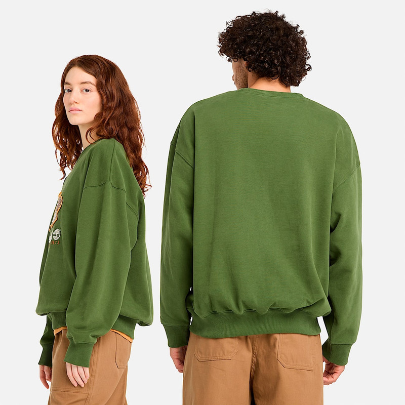 Box Fit Badge Crew Neck 3