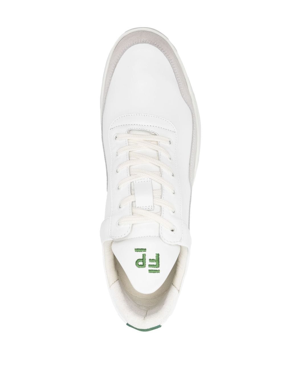 calf leather sneakers - 4
