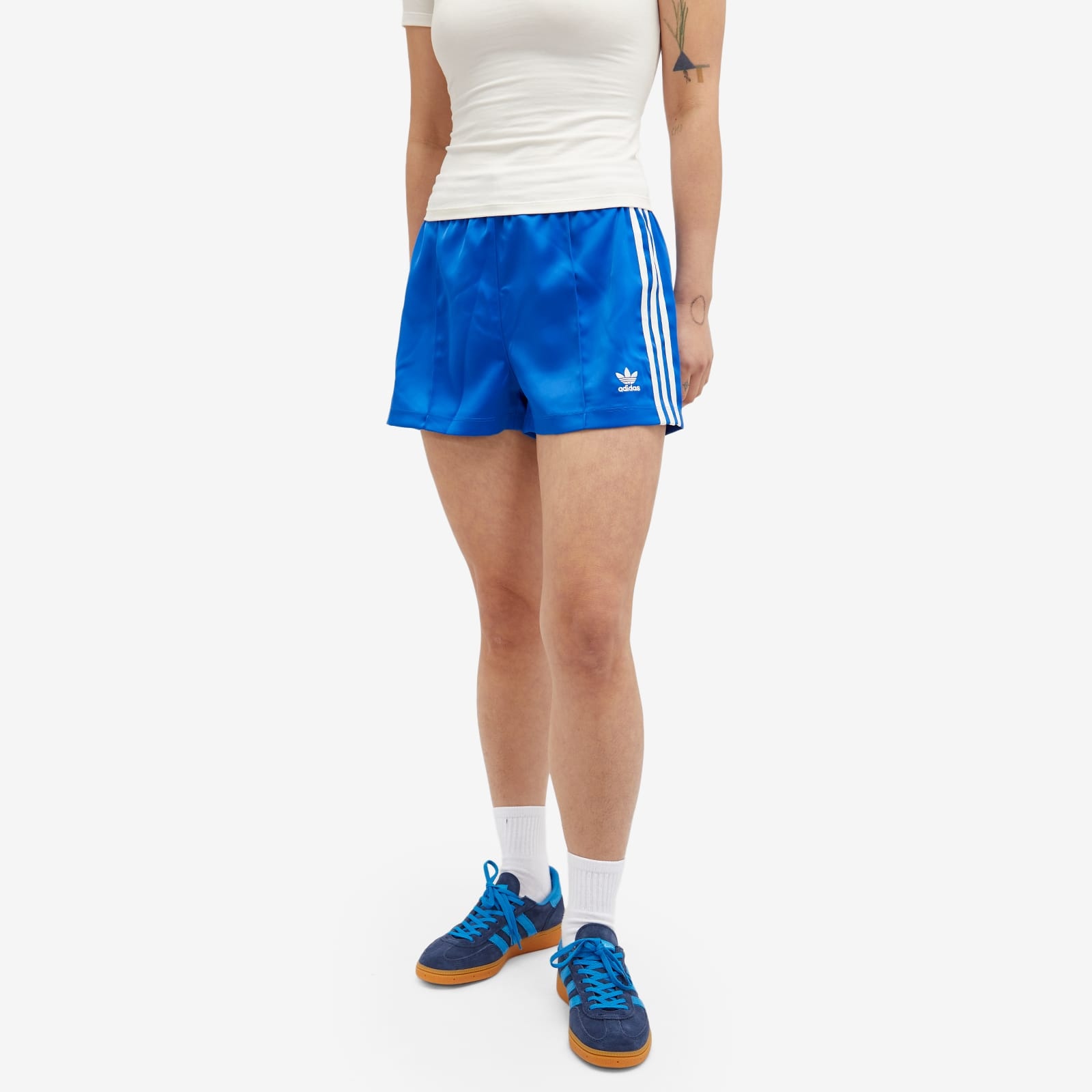 Adidas 3 Stripe Satin Short - 2