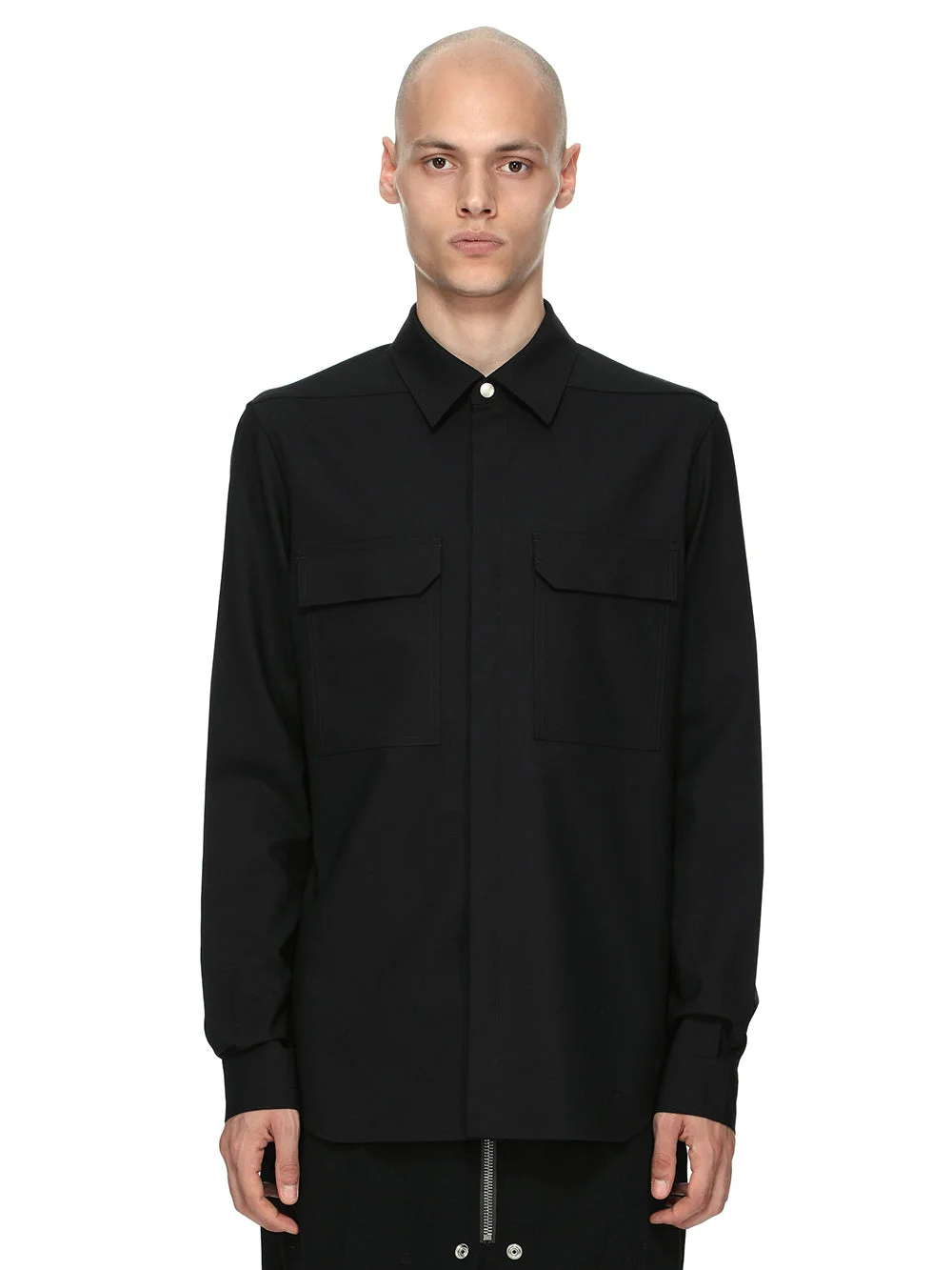 Rick Owens Outershirt Black Men - 1