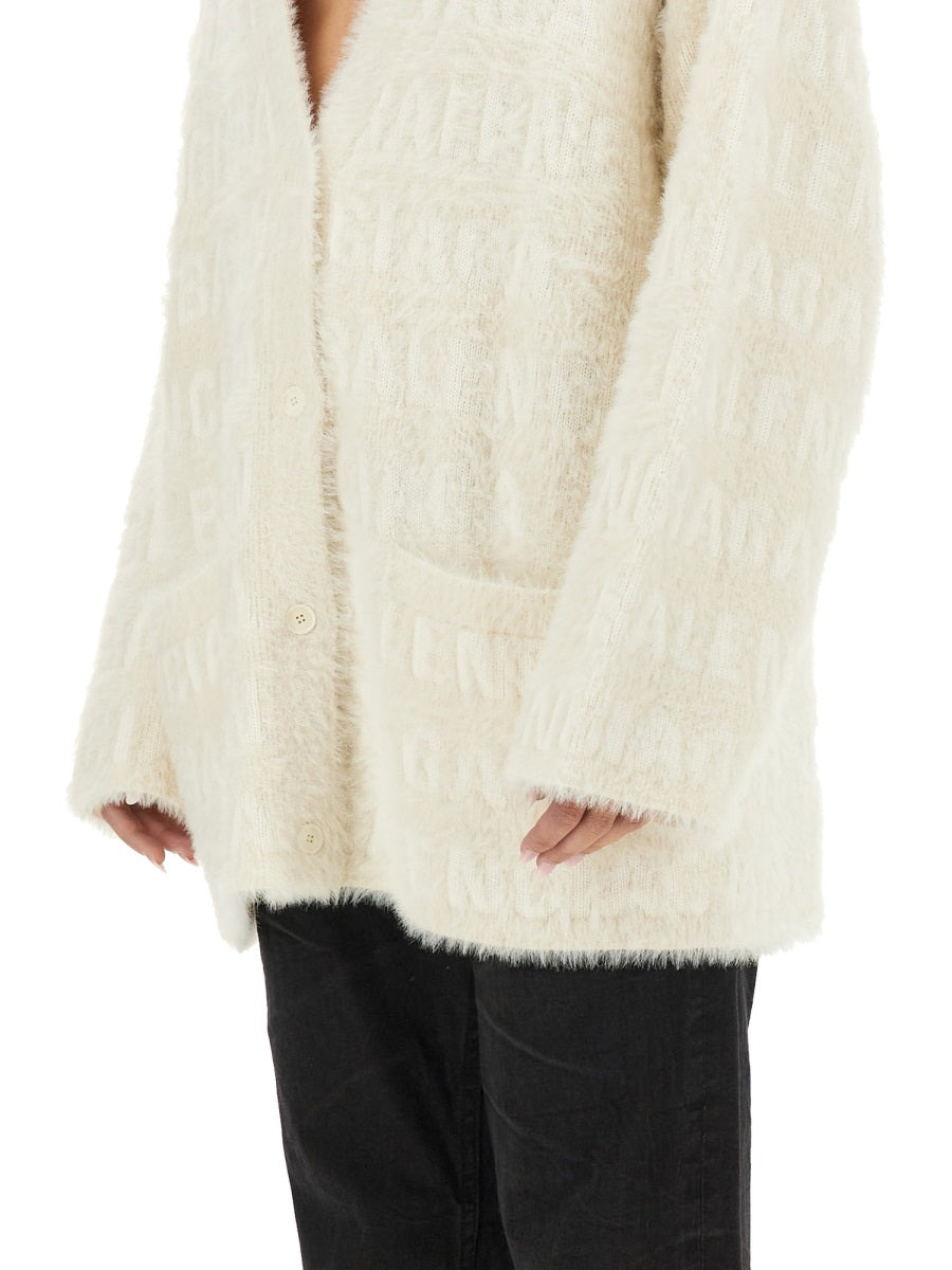Balenciaga Women V-Neck Cardigan - 3