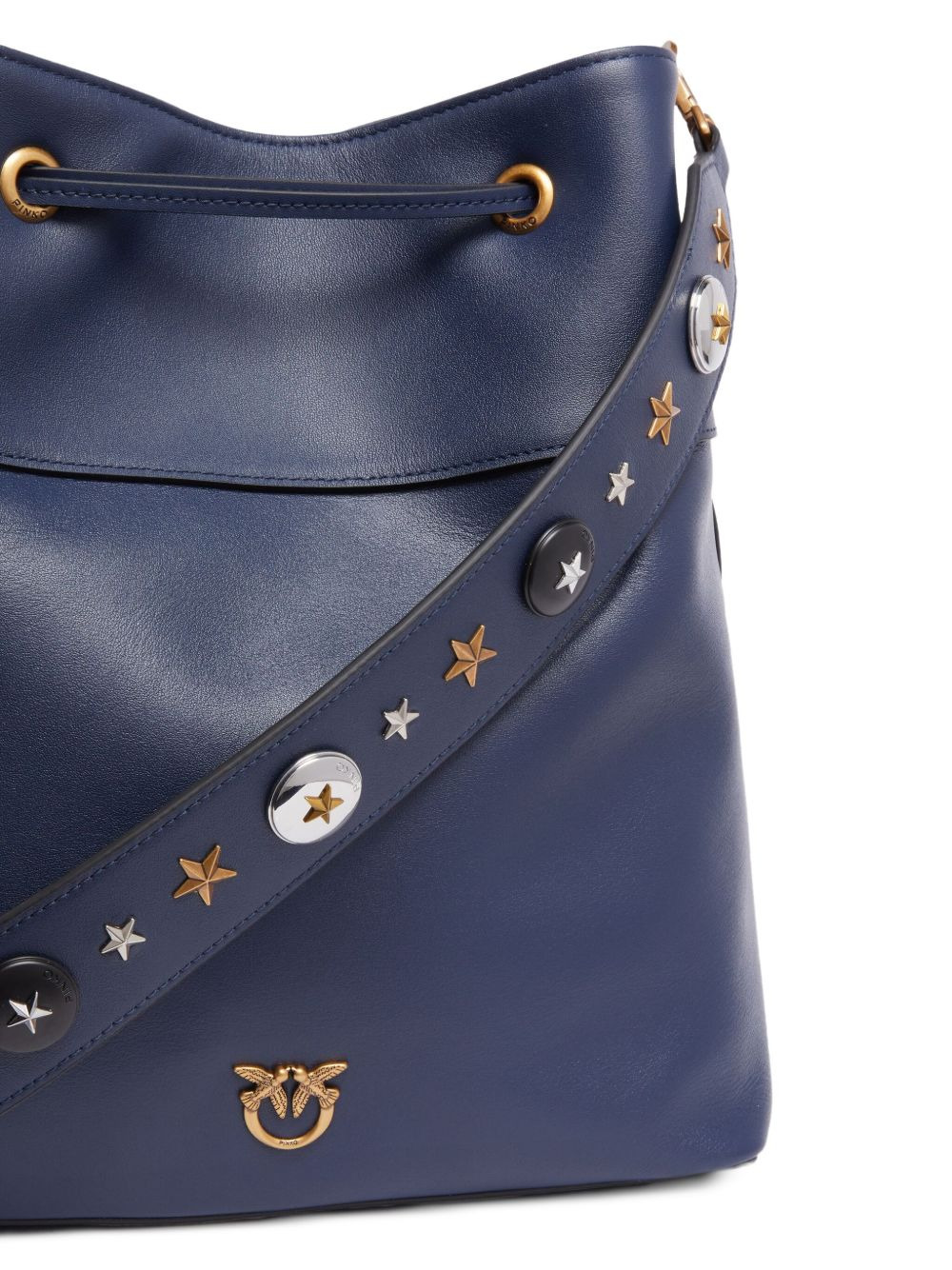 medium logo-embellished drawstring bucket bag - 3
