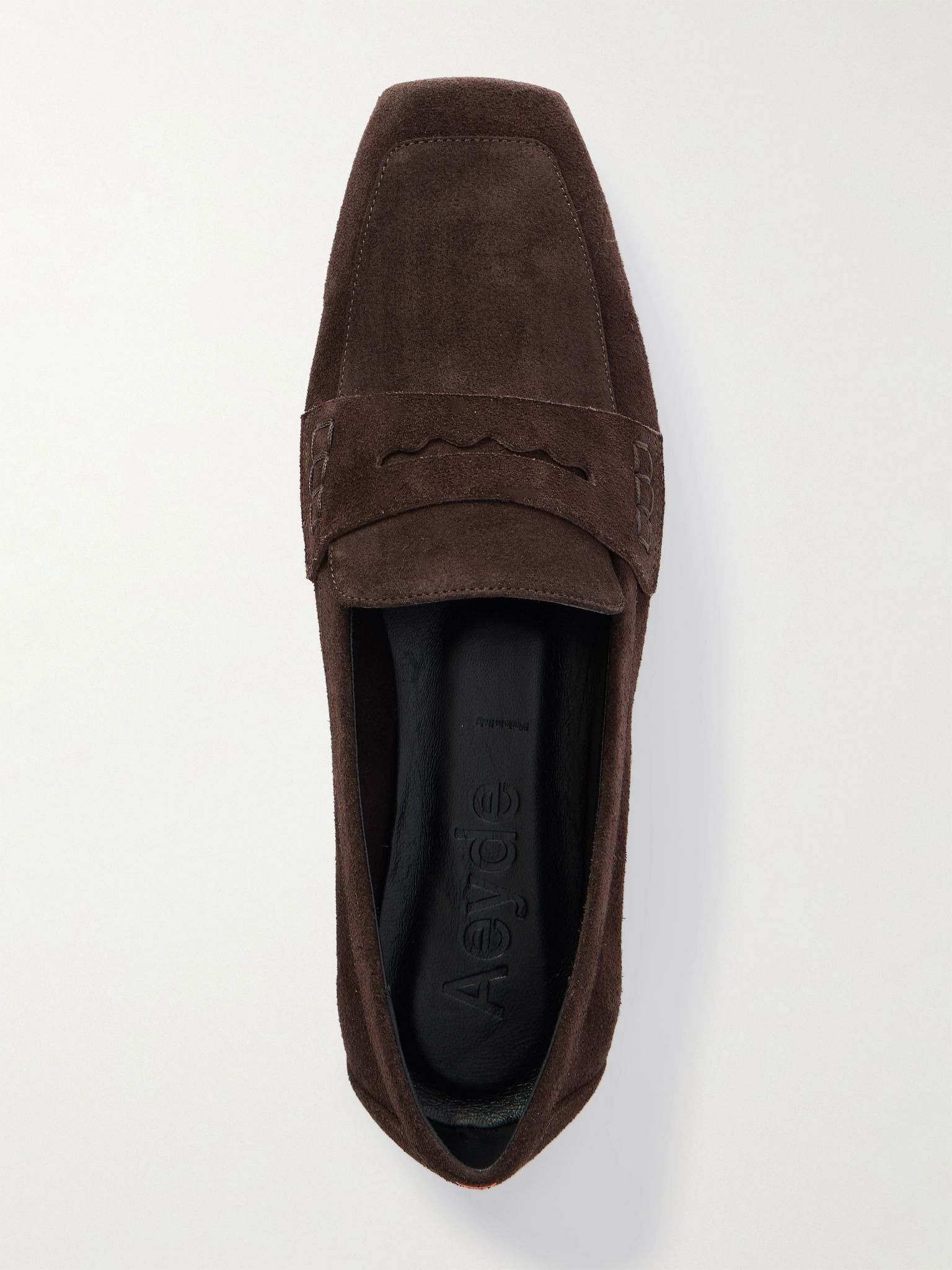 Lana suede loafers Dark brown - 5